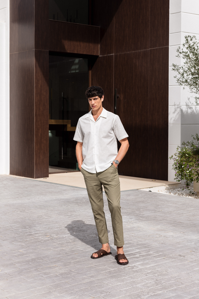 Capo LINEN Pant - Olive