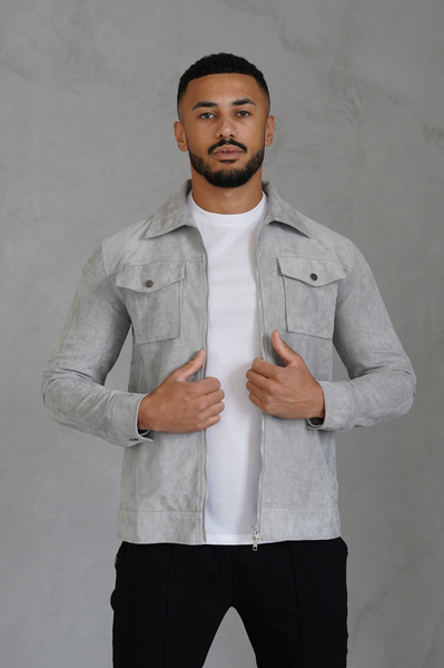Capo SUEDE Jacket - Grey