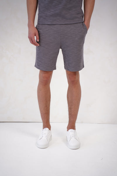 Capo Jersey Slub Shorts - Charcoal