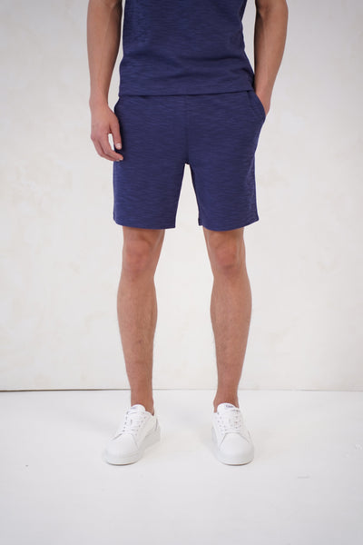 Capo Jersey Slub Shorts - Navy