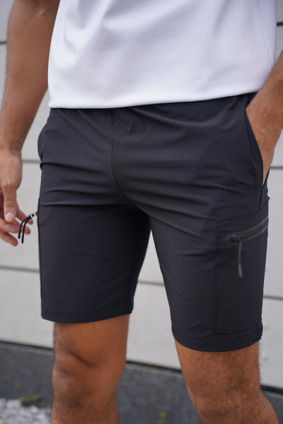Capo Utility Tech Cargo Short - Black