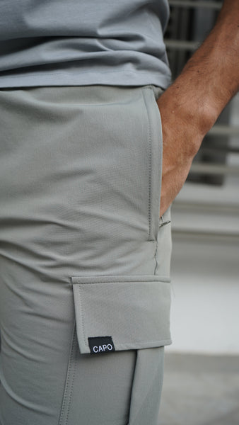 Capo UTILITY Cargo Short - Light Grey
