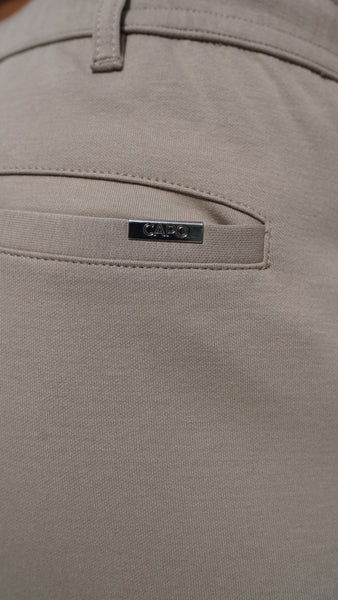 Capo Interlock Shorts - Oatmeal
