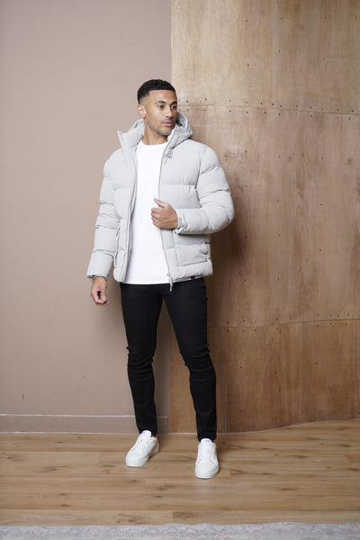 Capo Puffer Coat - Stone
