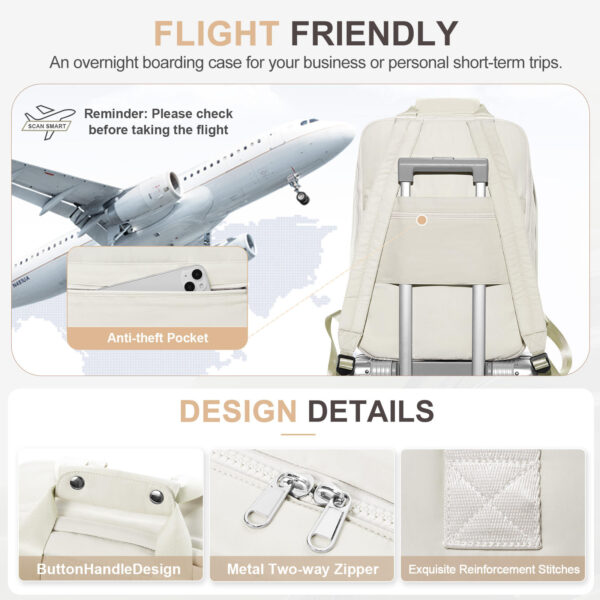 Premium All-in-One Travel Backpack with Built-In Organizer & Minimalist Design - Image 4